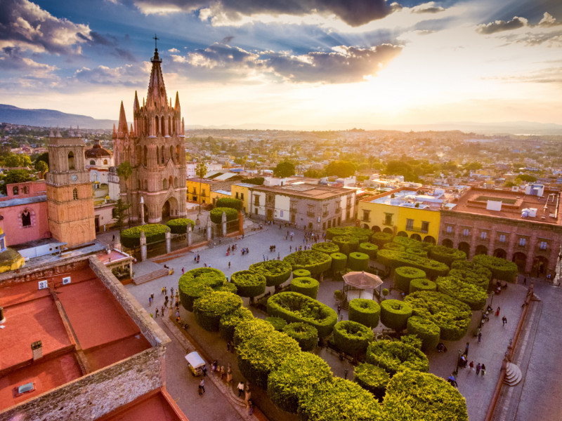 Aerial view of San Miguel de Allende