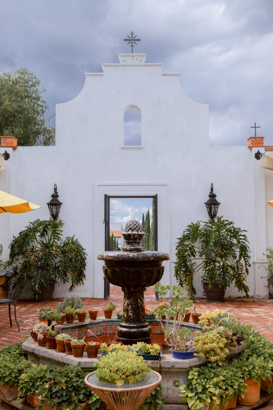 The courtyard