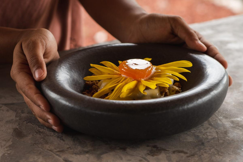 A beautiful dish at Naakary