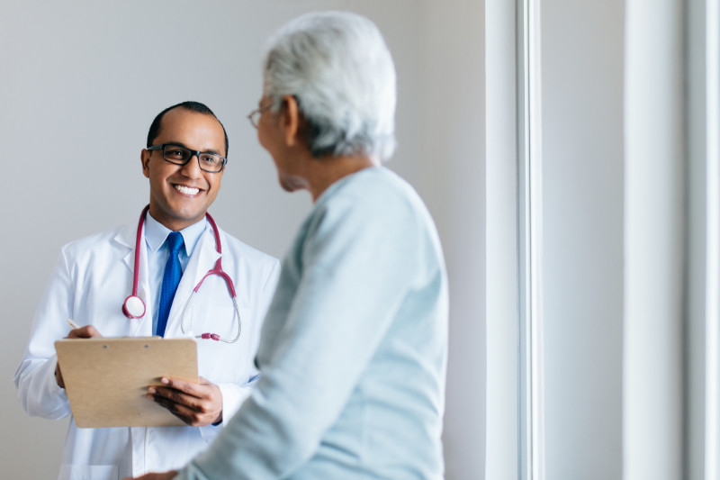 A doctor and his patient