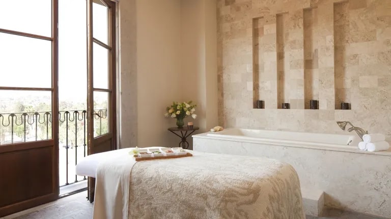 The hotel’s Sense spa