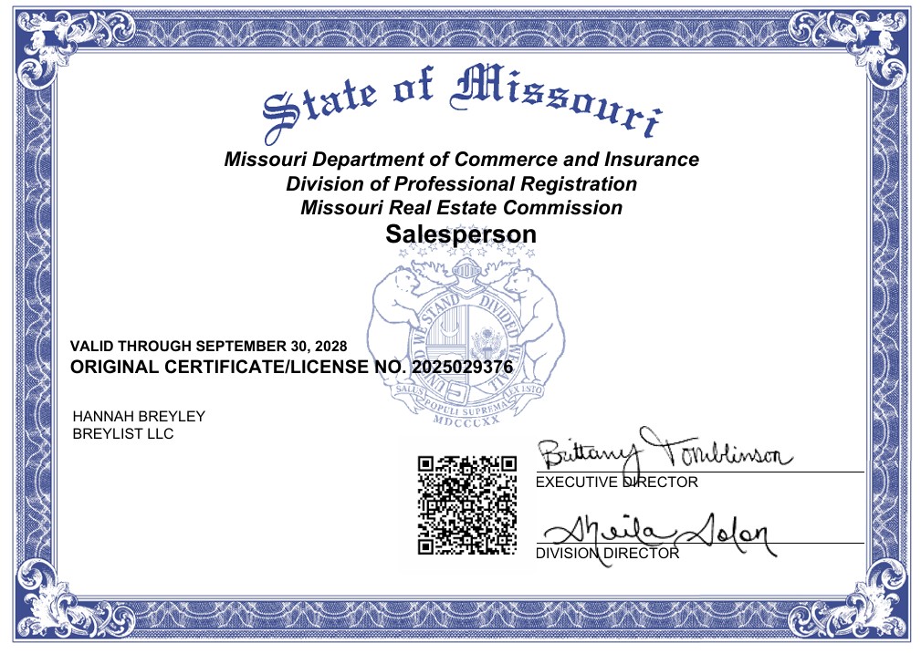 Hannah - MO License