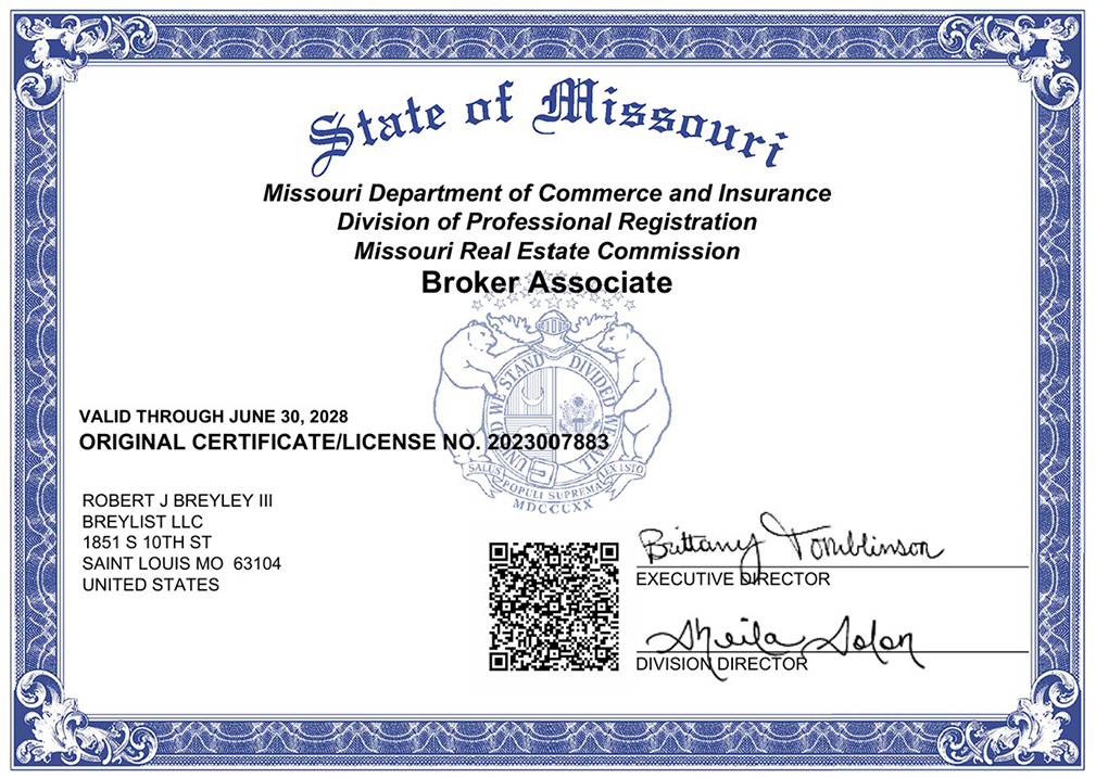 Robert - MO License