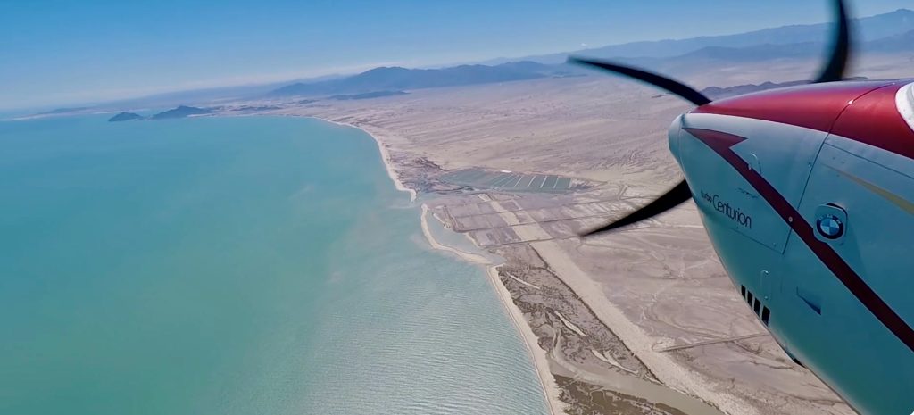 San Felipe , Baja California, Mexico Aerial Arrival