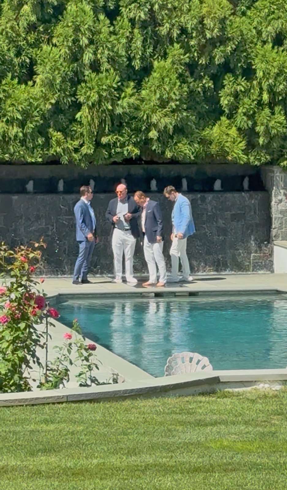 Premier Estate Agents touring a Hamptons estate during the alliance launch