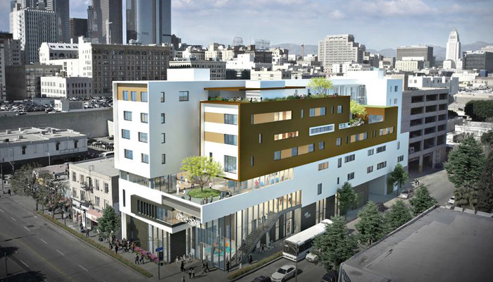 Construction starts on seven-story Skid Row housing complex