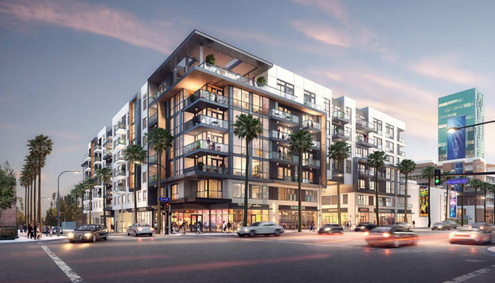 Apartment complex across from Hollywood Palladium sails through planning commission