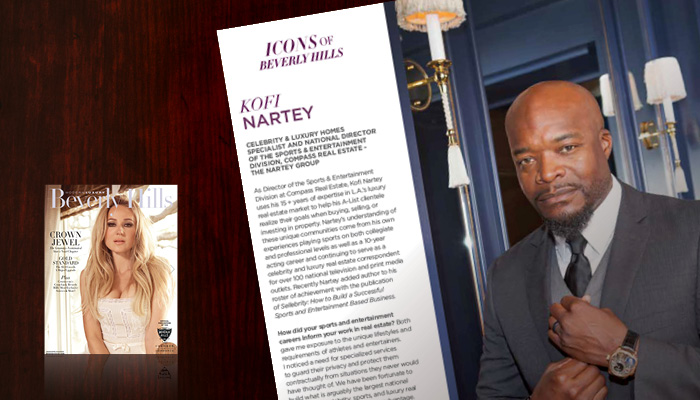 Kofi named an Icon of Beverly Hills