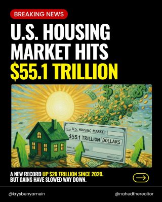U.S. Housing Market Hits $55.1 Trillion