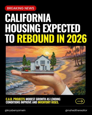 California Housing Market Expected to Rebound in 2026