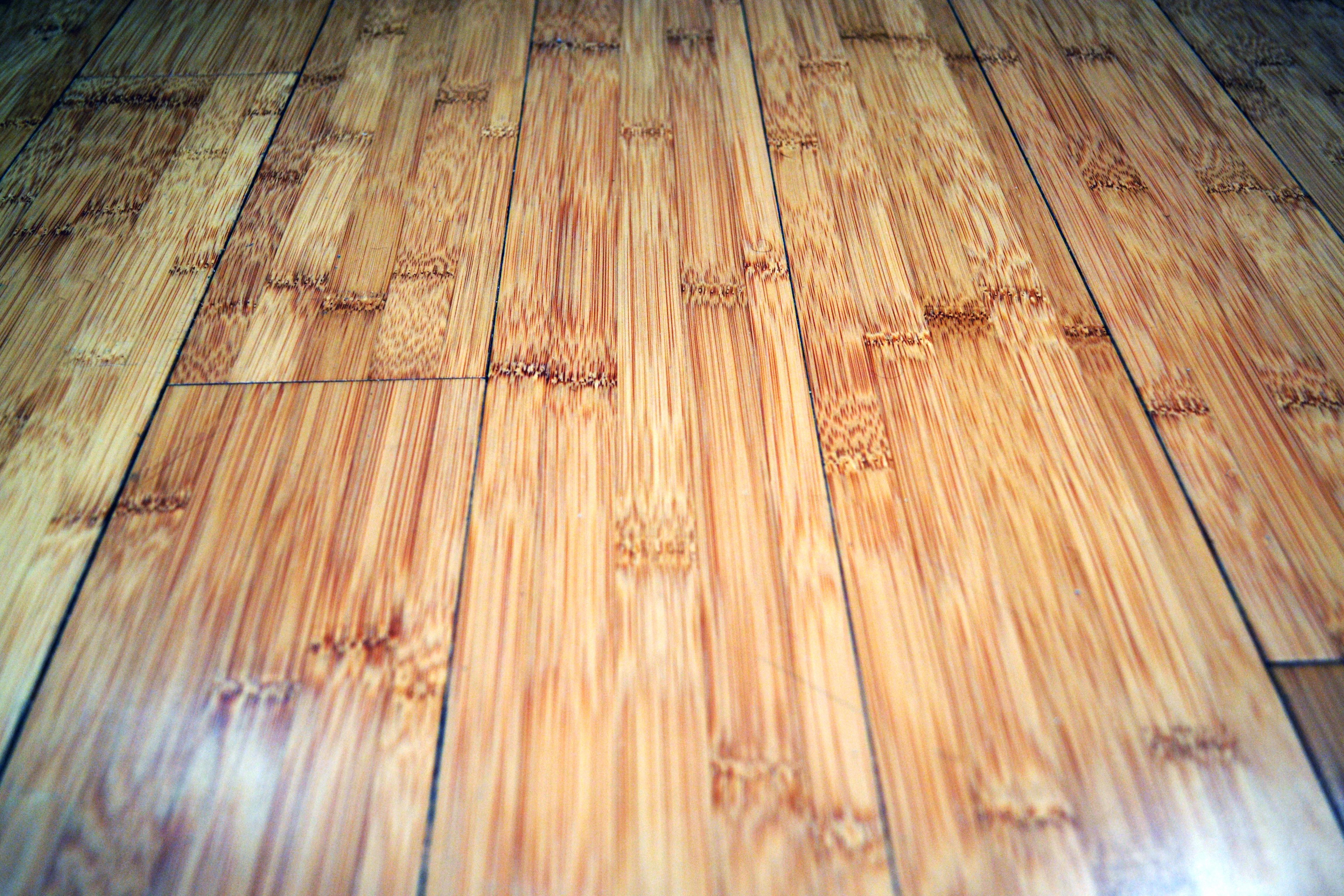 Bamboo Floor Closeup of Bamboo floor