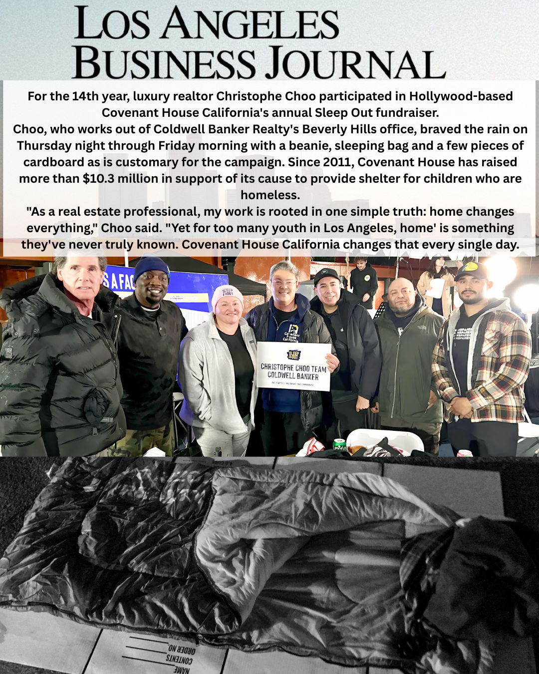 Sleeping Out in the Storm to Help End Youth Homelessness in ...