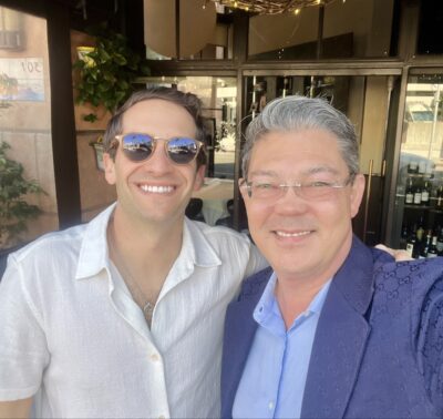 Top Beverly Hills real estate agent [Your Name] and tech leader Andrew Flachner discuss the 2026 Los Angeles luxury housing market over lunch.