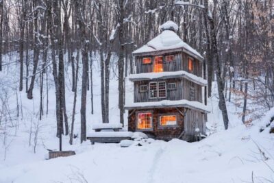 an Upper Valley home in winter