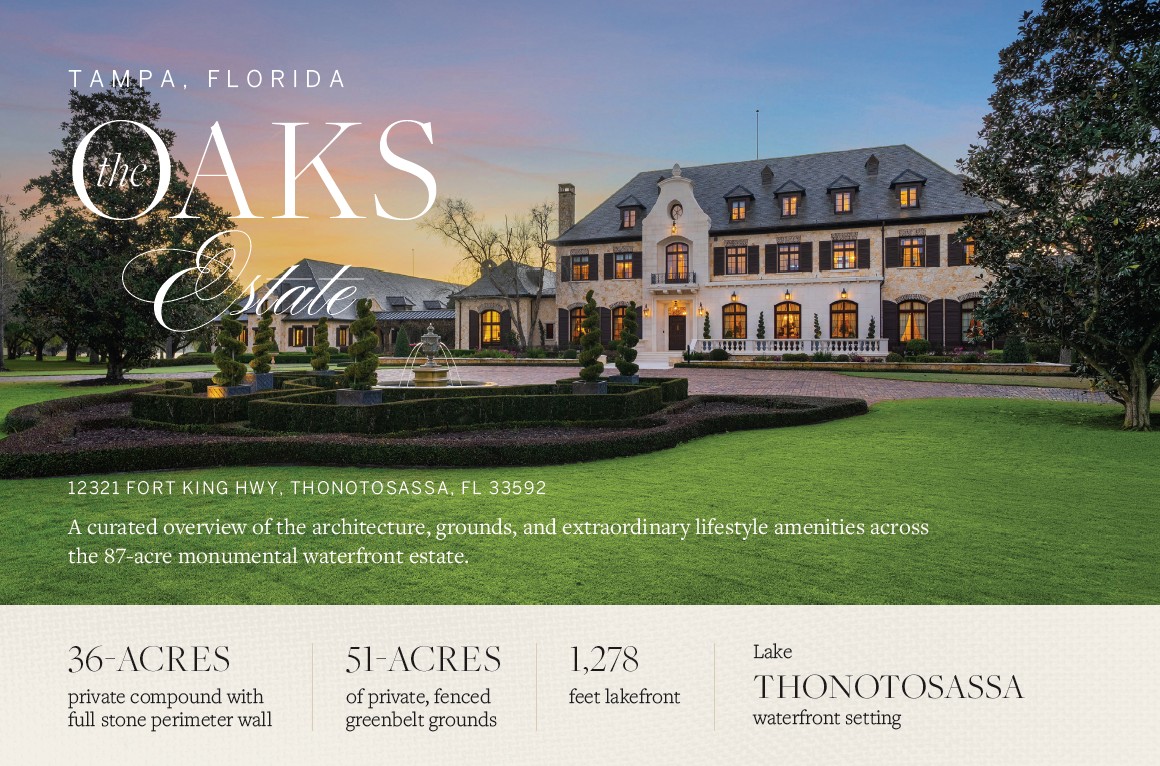 The Oaks Estate Tampa Florida Luxury Home