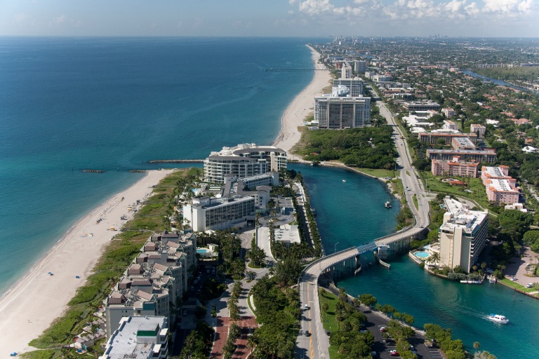 Boca Raton aerial view