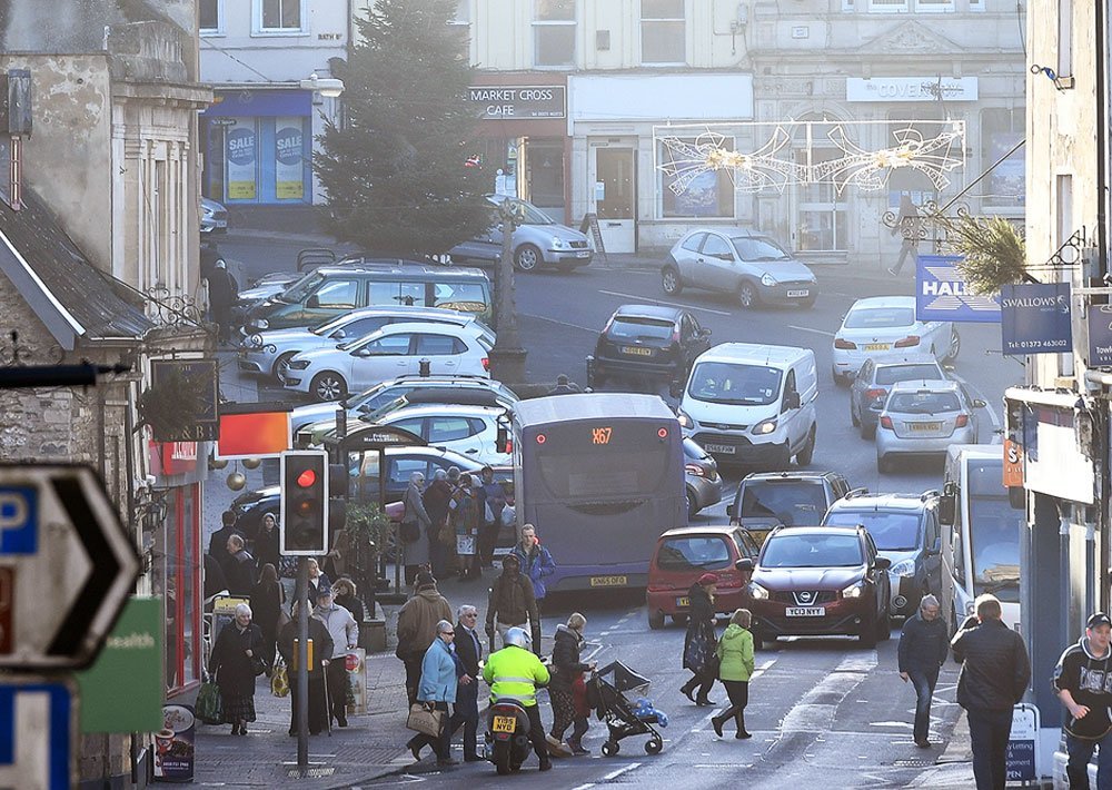 Busy street or main road