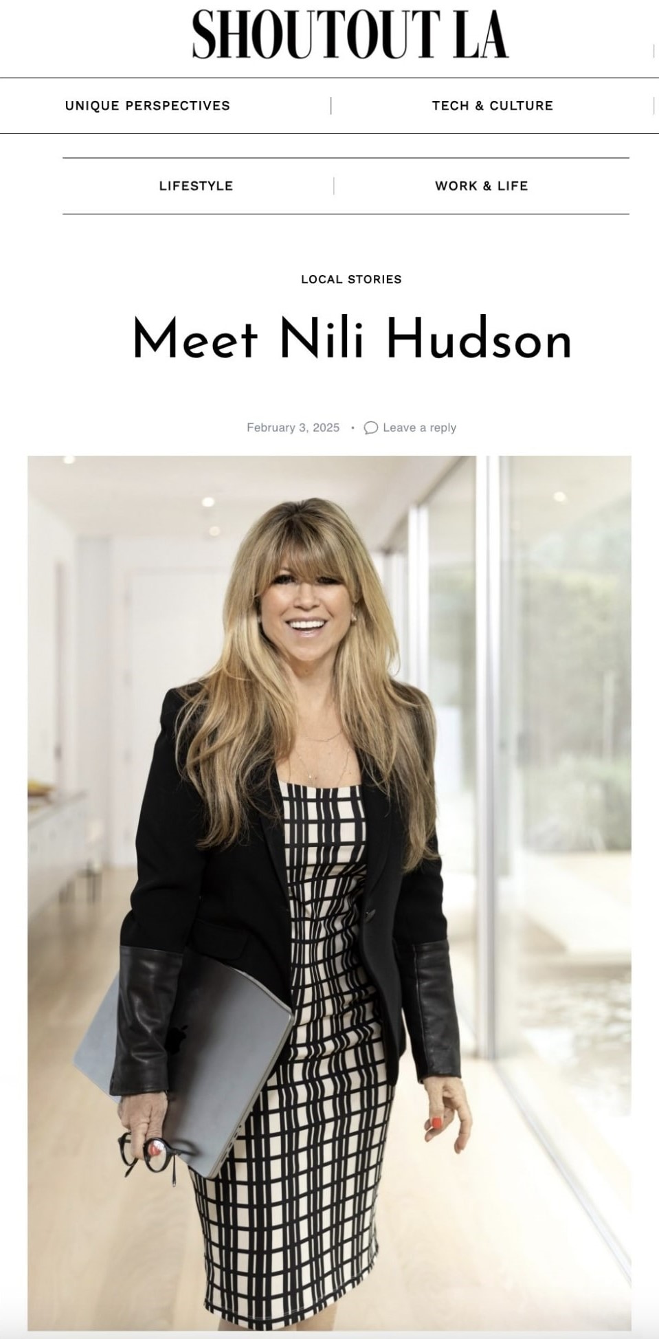 Meet Nili Hudson - Cover