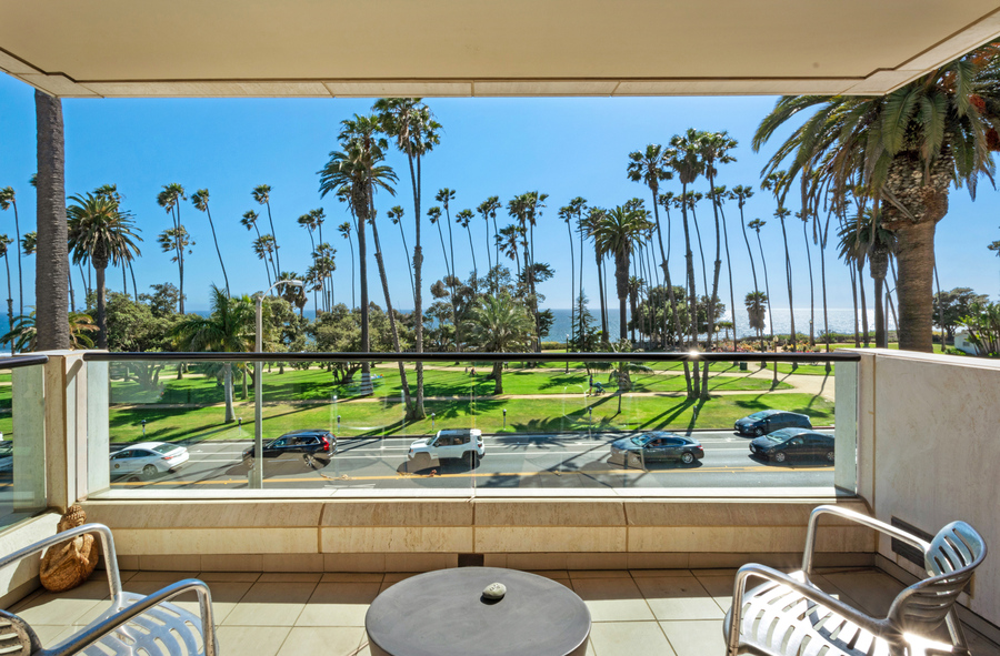 Balcony view of Ocean Avenue