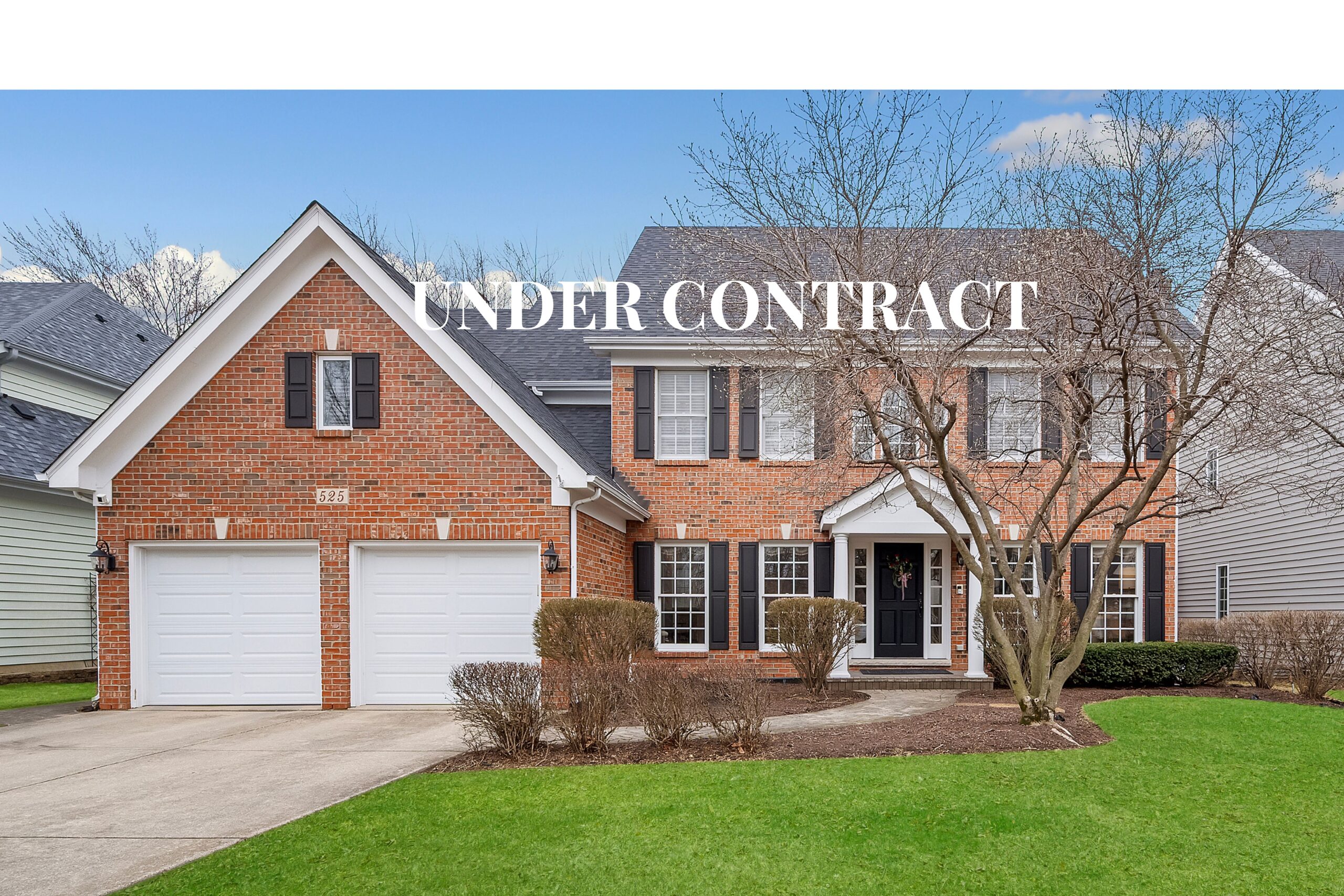 Front exterior 525 S Oak Clarendon Hills IL under contract