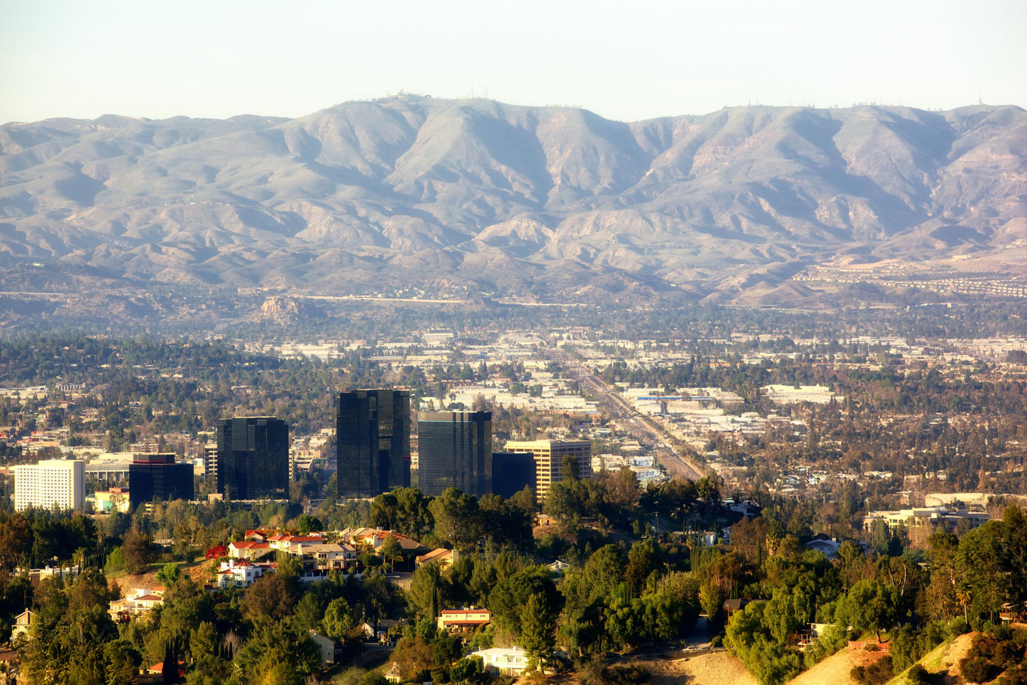 Hillside homes in Henderson