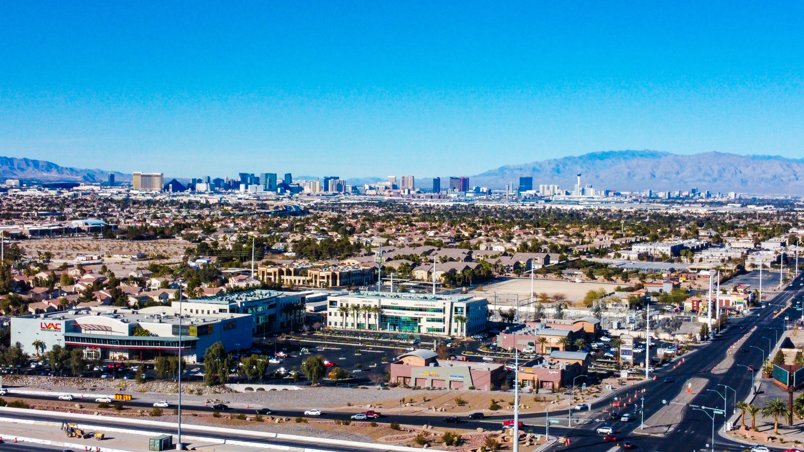 Hillside homes in Henderson