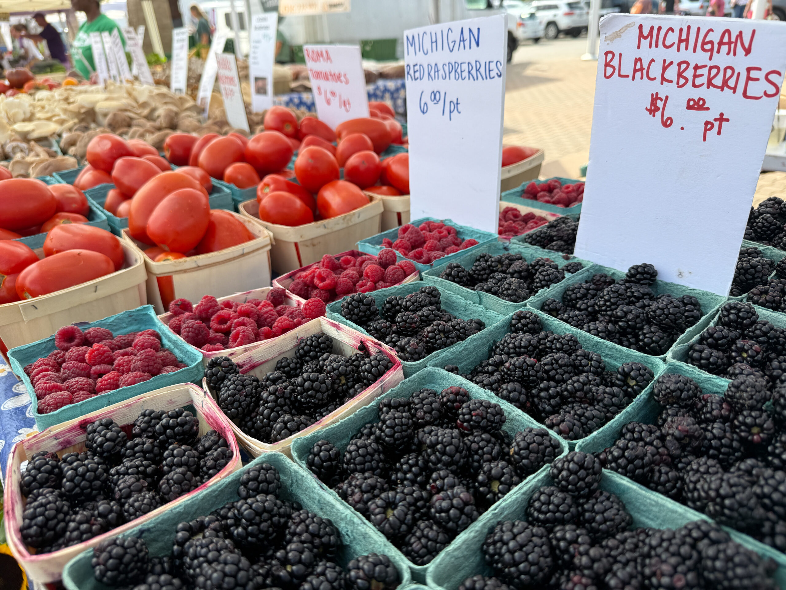Fresh Produce Market in Holland, Michigan Showcases Local Fruits and Vegetables