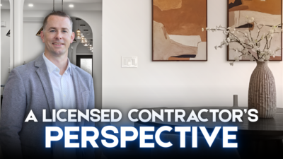 Paul Neavyn, licensed general contractor and real estate agent, inspecting a home in Greater Boston