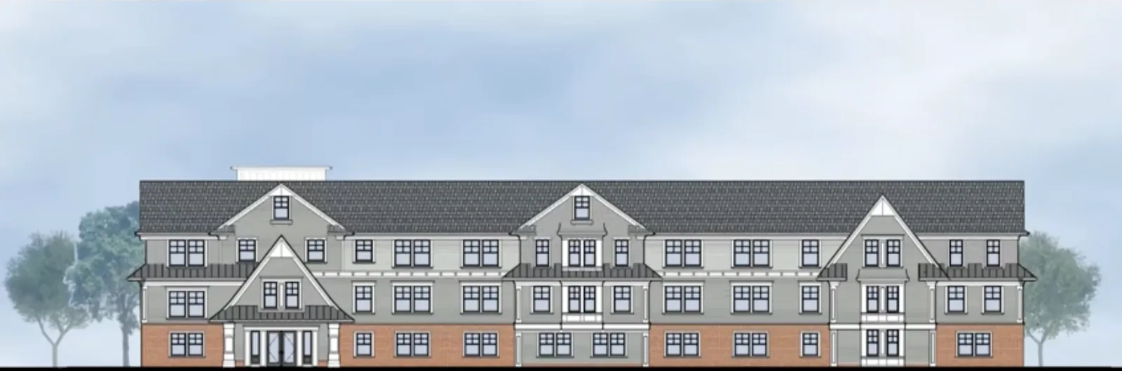 Proposed Wellesley condos elevation rendering by McKay Architects