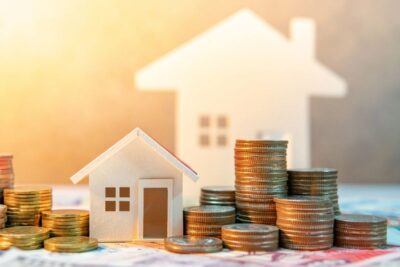 real estate or property investment home mortgage loan rate saving money