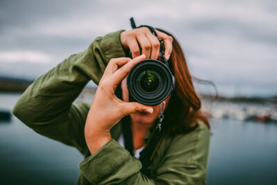 Girl with camera