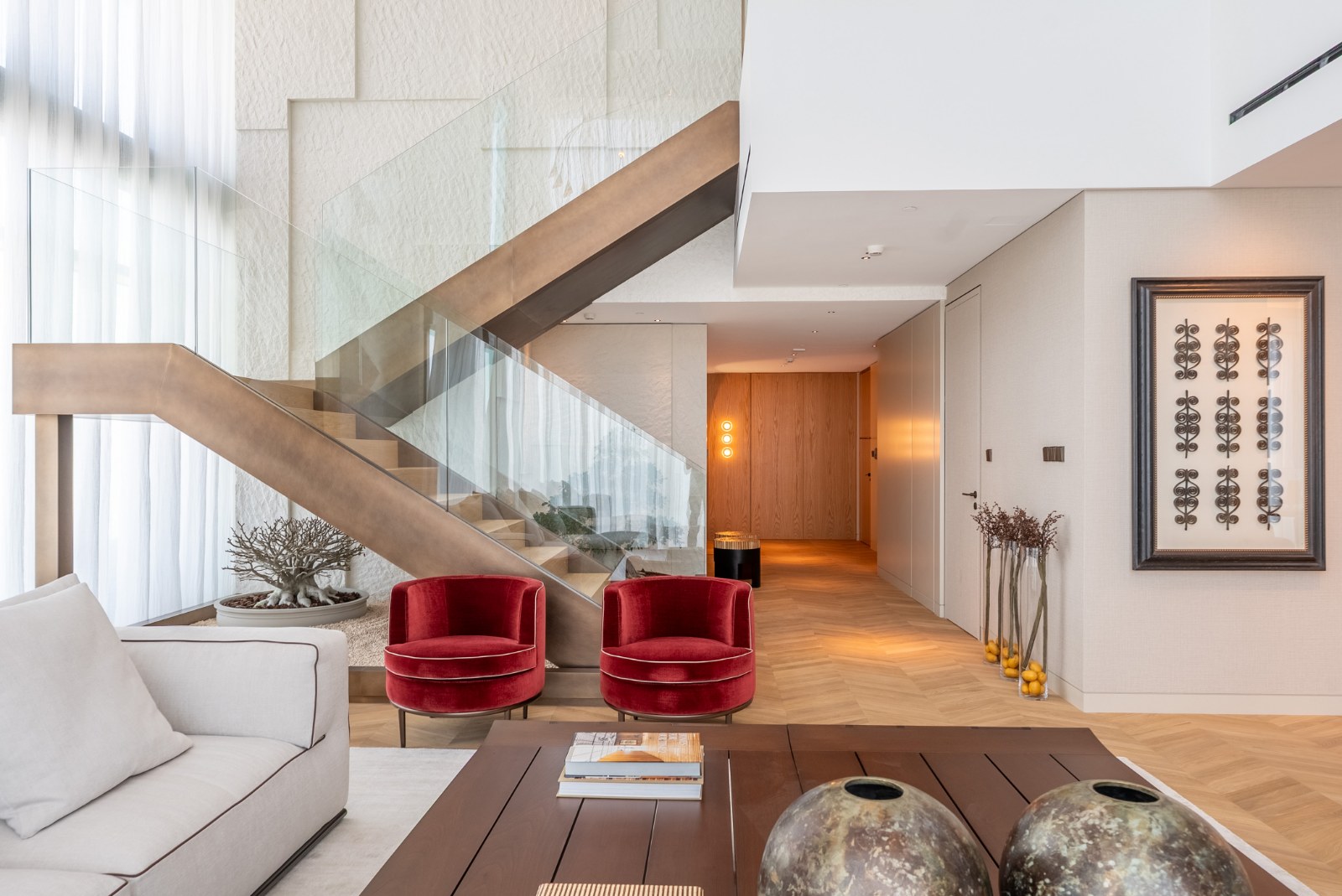 ZA’ABEEL FIRST | Bespoke 3BR Duplex | Exclusive Landmark Residence Slide Image