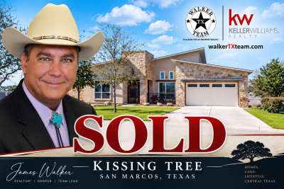 Kissing Tree home sold by James Walker in San Marcos Texas
