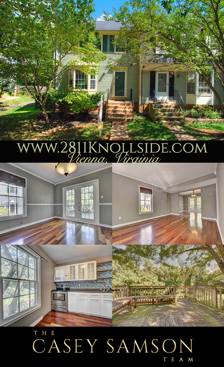 Newly Listed Vienna Town Home on Knollside Lane