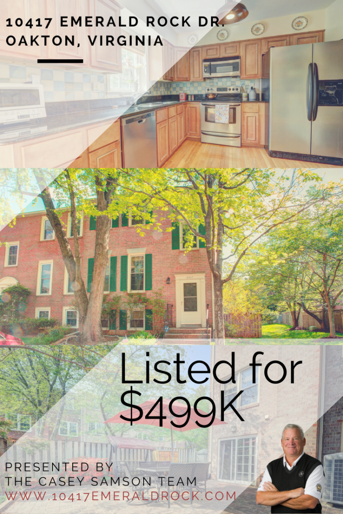 Oakton Town Home for sale on Emerald Rock