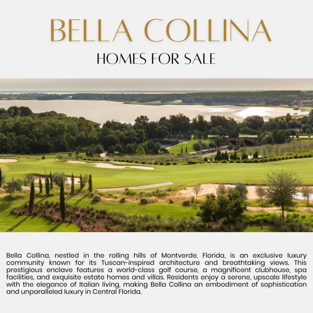 Bella Collina homes for sale in Monteverde, Lake County FL