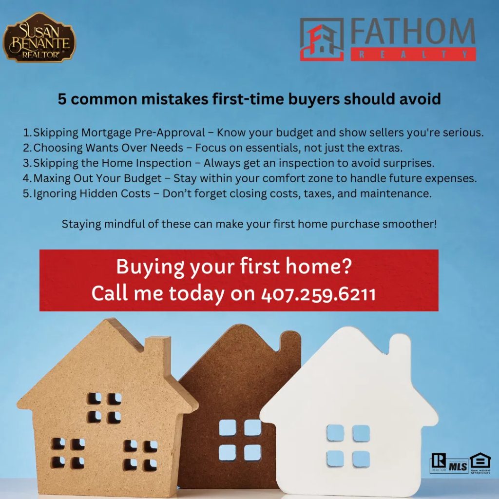 5 common mistake Orlando first time home buyers make