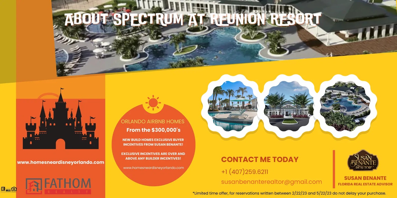 Spectrum+ at Reunion Resort Vacation townhomes for sale