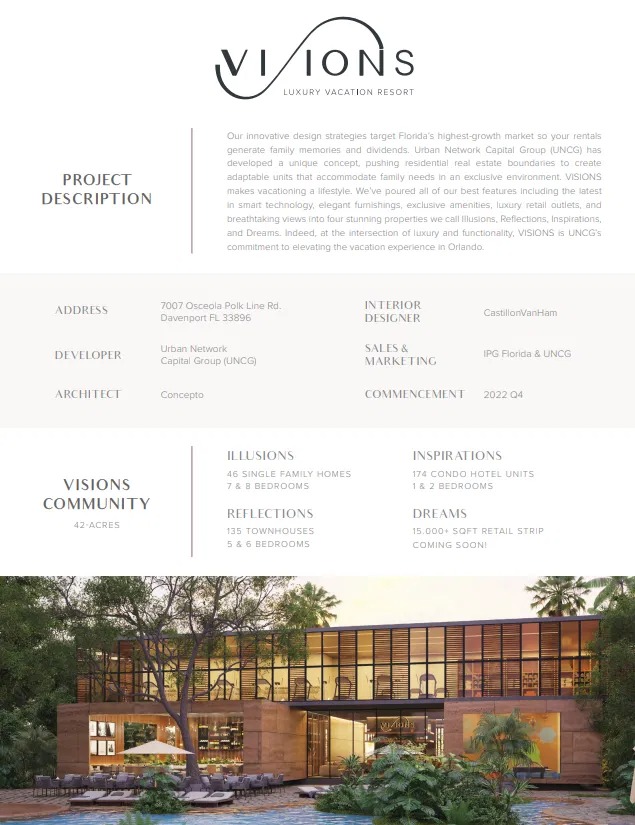 visons brochure one