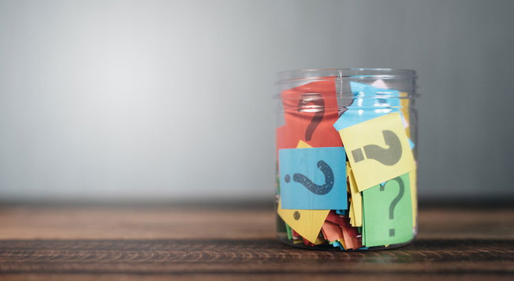 Question Mark In A Jar