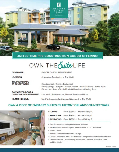 sunset walk condos