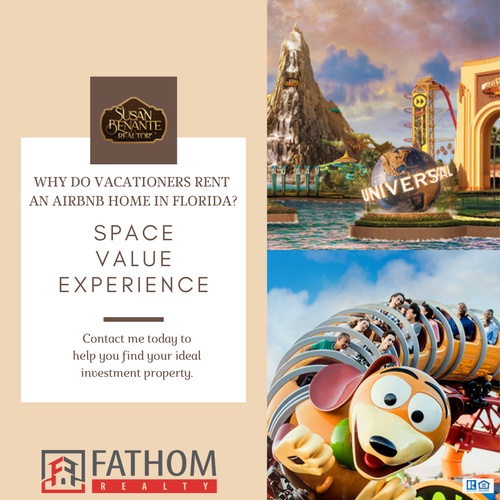 Why do vacationers rent an Orlando Airbnb vacation home