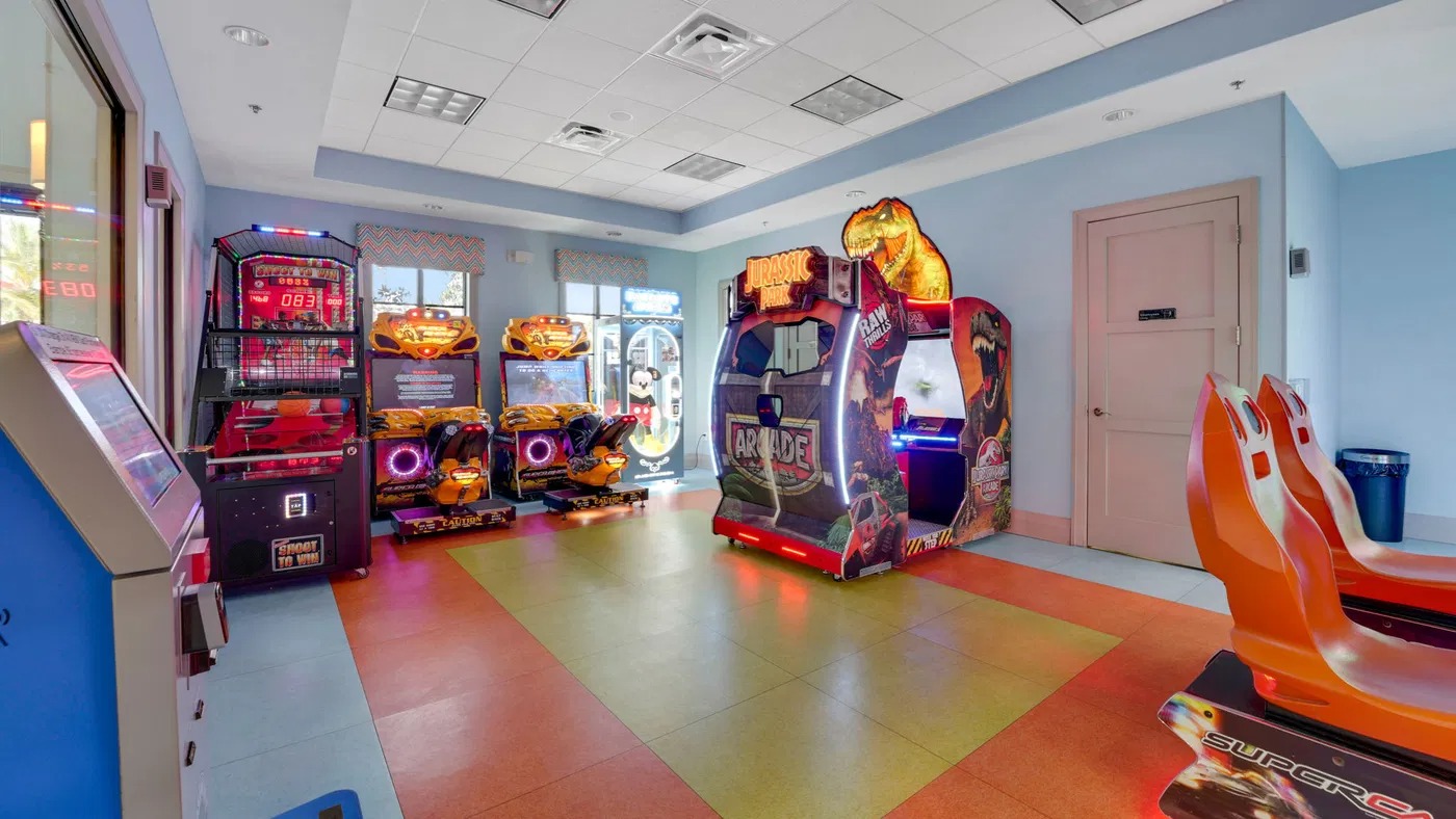 Champions Gate Resort game room and amenities