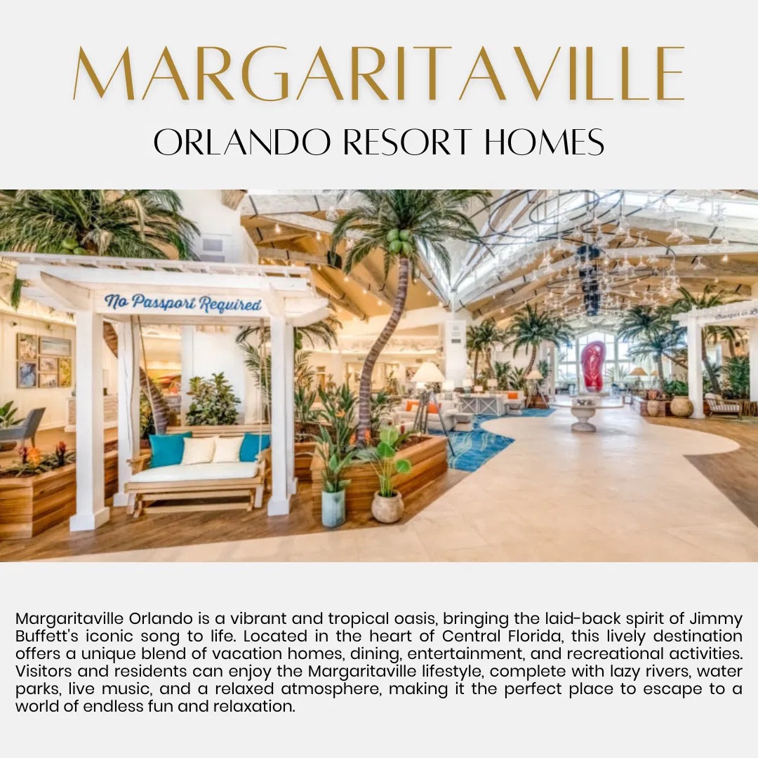 Margaritaville Resort Orlando vacation home cottages for sale