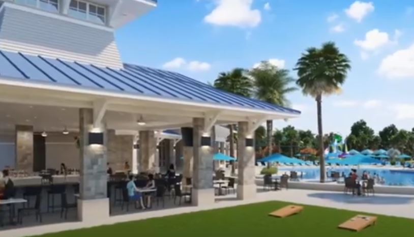 Windsor Island Davenport FL pool bar