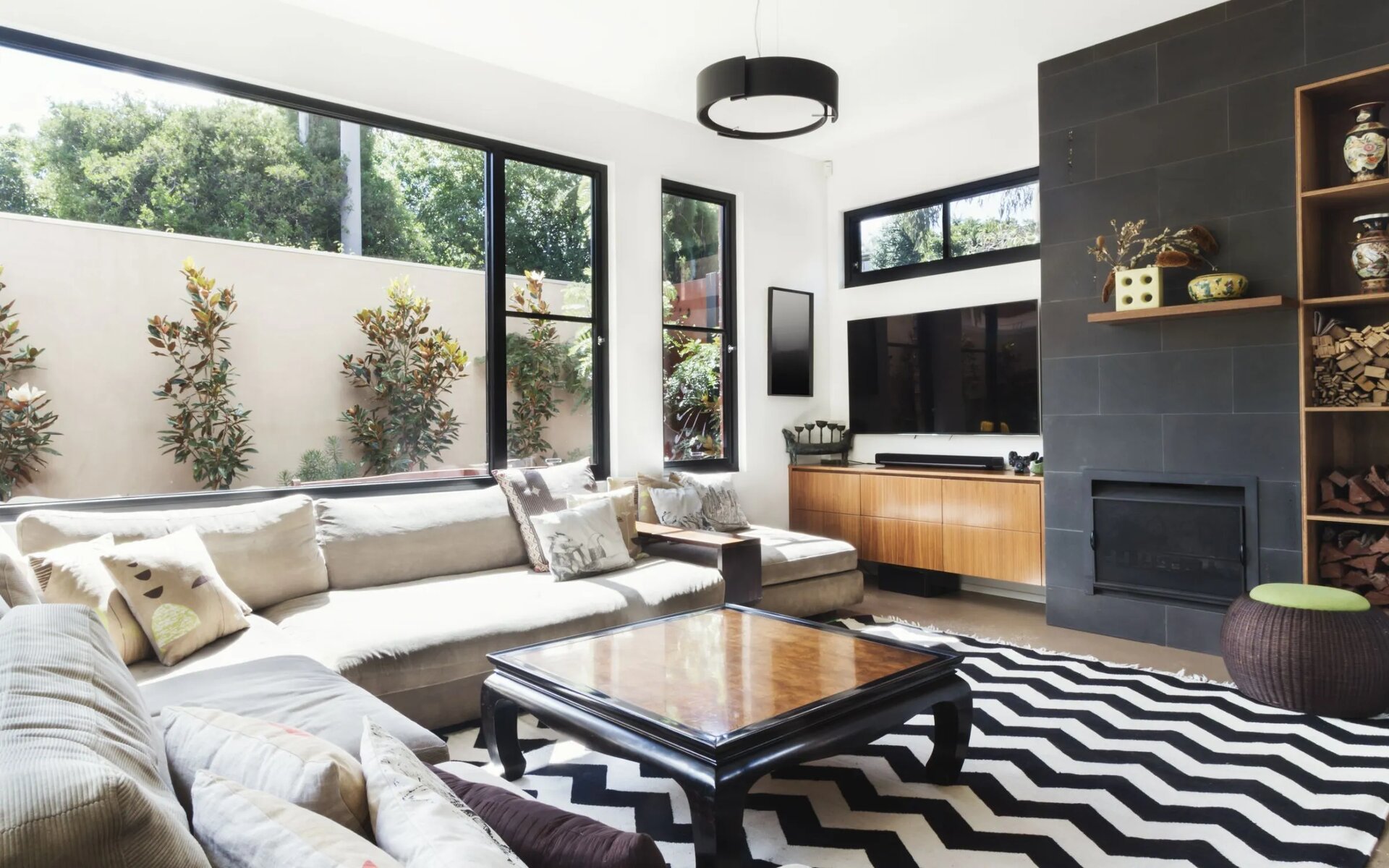 Sunset over parks and sports fields in Westminster, Colorado