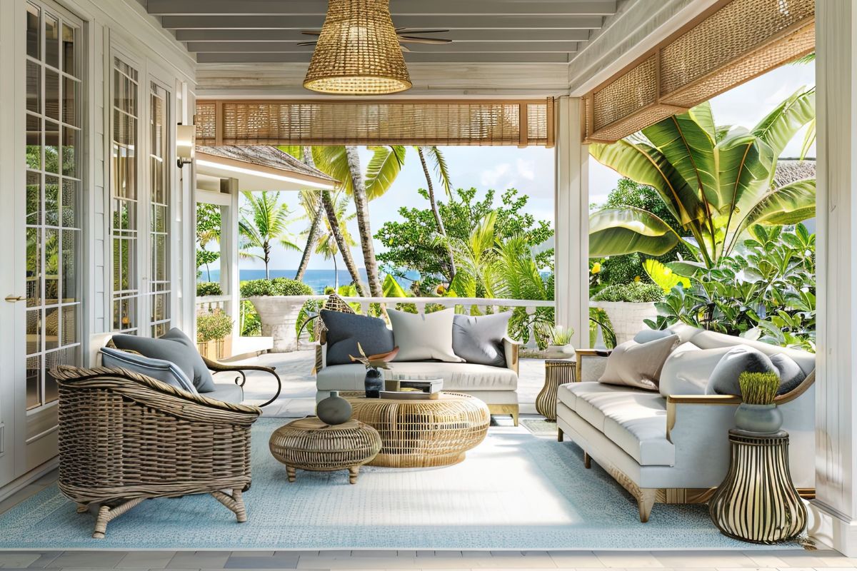 interior of a luxury home in Maui