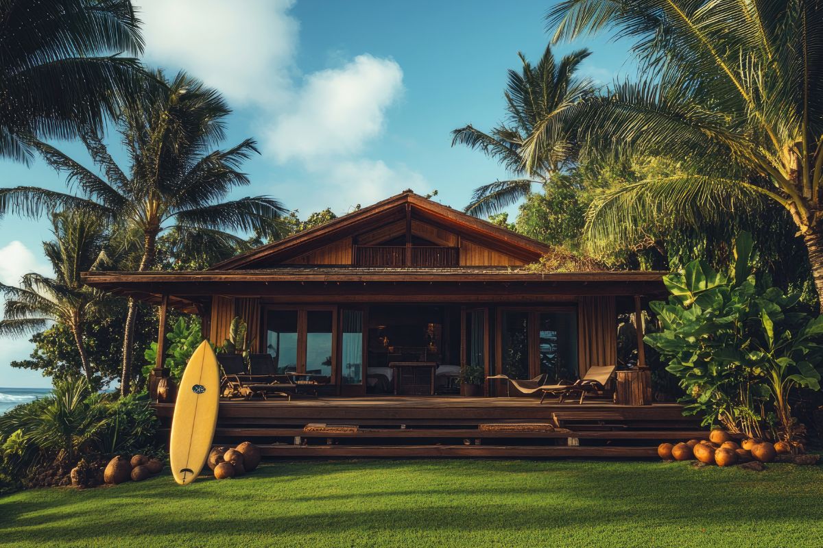 home on the coast in Maui