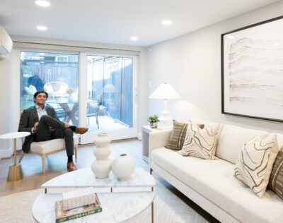 renovated semi-detached townhome in Georgetown's East Village