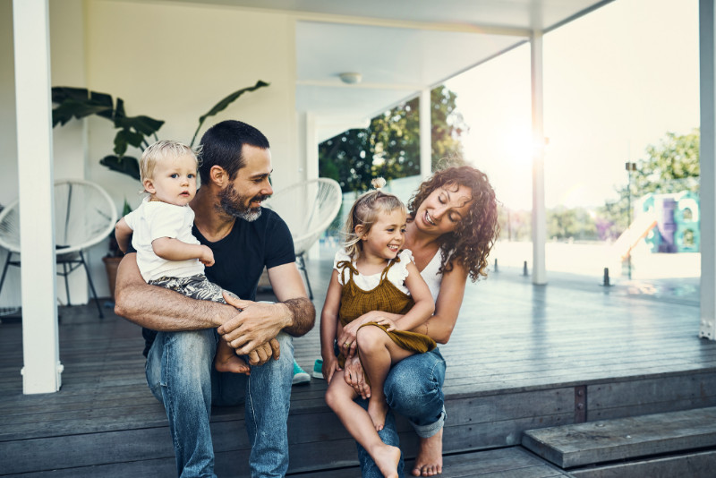 A happy family